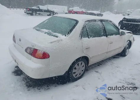 2001 Toyota Corolla Le из США, поврежденный, VIN 2T1BR12EX1C481508